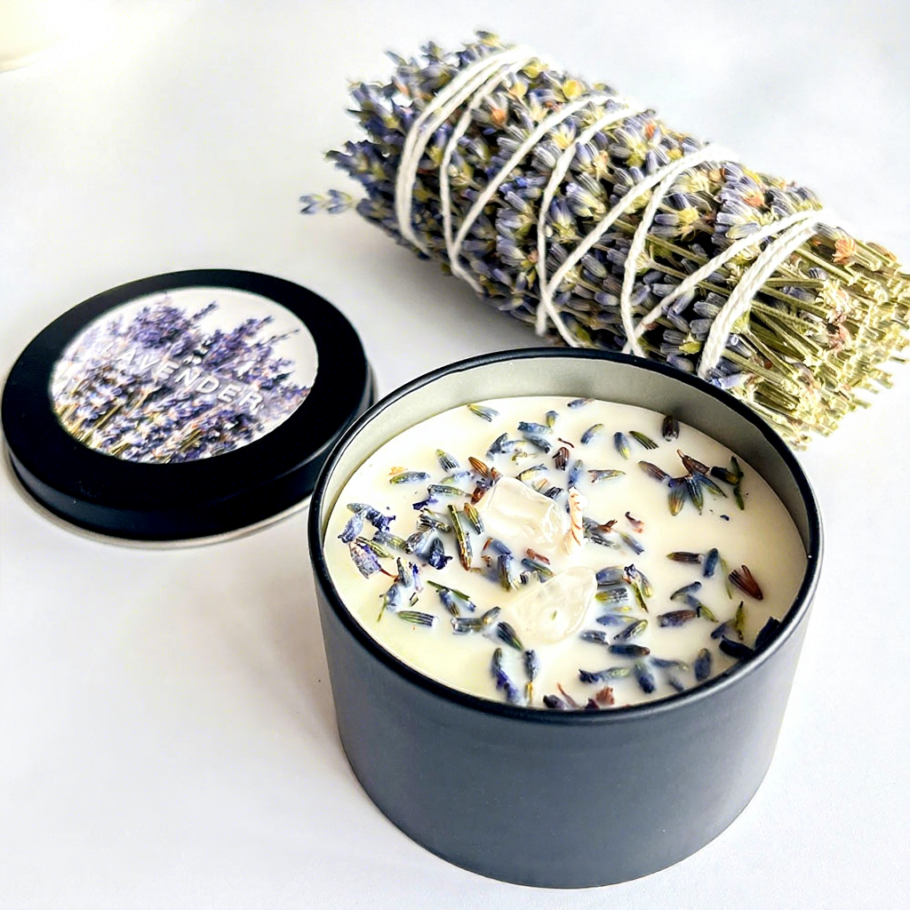Bougie parfumée à la lavande