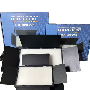 Lampe vidéo LED 680PRO 880PRO, panneau lumineux bicolore à intensité variable pour photographie, éclairage d'appoint pour studio, <span class=keywords><strong>YouTube</strong></span>, diffusion en direct - Product Image 5