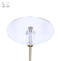 Table basse en acrylique, petite table basse moderne, luxe minimaliste, meubles de maison, table basse ronde pour salon