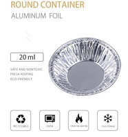 Zinn folie Tasse Kuchen Keks Pudding Backwerk zeug Mini Muffin Pie Cups Pfannen Aluminium Eierkuchen Form für Back zubehör