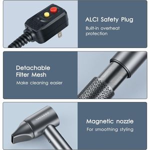 Secador de Pelo VACASSO 2300W 110000 RPM Iónico con Difusor y Boquilla Concentradora para un Secado Rápido - Product Image 6