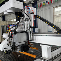 Router CNC para Madera Jinan Mosencnc 1325 9Kw ATC+Saw, Controlador Syntec LNC, Alta Velocidad y Eficiencia en Grabado, Corte y Fresado de Madera y Metal