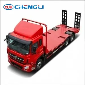 Camion plateau CLW 8X4, camion de transport d'équipement, camion de transport à plateau avec 32 places °   Angle de départ - Product Image 5