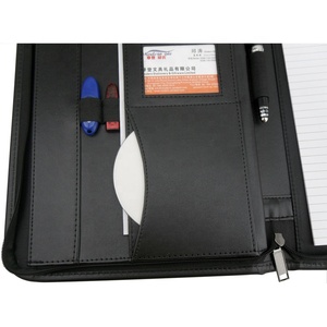 Custom Logo PU Leather A4 Business <strong>Portfolio</strong> Bag Customizable Digital Printing Office School Use New Fashion Document <strong>Folder</strong> - Product Image 5
