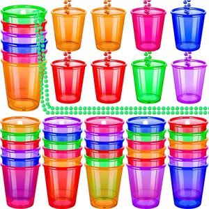 Los Más Vendidos de Halloween, Vasos de Chupito de Plástico con Cuentas, para Despedidas de Soltera, Bailes, Futura Novia, Vasos de <span class=keywords><strong>Licor</strong></span> Cilíndricos Transparentes - Product Image 3