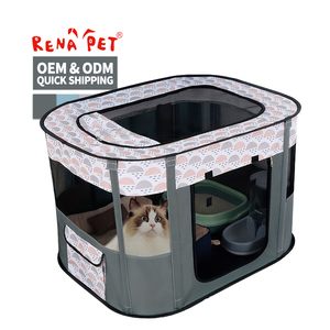 Caseta Plegable y Transpirable para Perros y Gatos, Corralito para Mascotas - Product Image 1