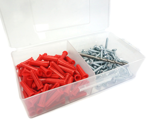 Manufacturer Customization Conical <strong>Anchor</strong> <strong>Kit</strong> With Drill Bit Plastic Screw <strong>Anchors</strong> Set Nylon Drywall <strong>Anchors</strong> Wall Plug Unit - Product Image 1