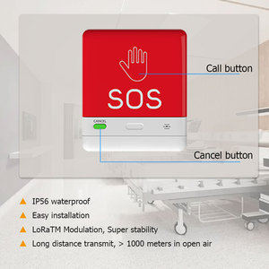 Không dây <span class=keywords><strong>SOS</strong></span> bệnh nhân y tá hoảng loạn hệ thống cuộc gọi cho nhà bệnh viện Trung Tâm Điều dưỡng Lora dài khoảng cách y tá gọi hệ thống ánh sáng - Product Image 4