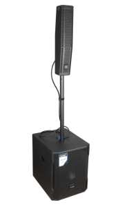 Speaker Kolom Profesional L304 4*<span class=keywords><strong>3</strong></span> Inch & Subwoofer Aktif HR12SP 1*12 Inch Kombinasi Cocok untuk Panggung Pertunjukan Kecil - Product Image 2