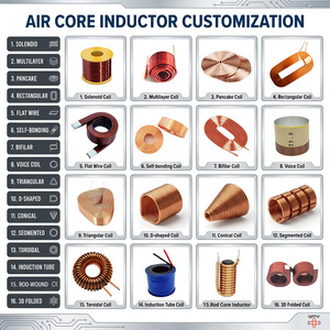 OEM ODM Autoadherido Unión Autoadhesiva Alambre Hueco Herido Magnético Bobinado Denso Bobinado Inductancia Inducción <span class=keywords><strong>de</strong></span> Energía Inductor <span class=keywords><strong>de</strong></span> Bobina <span class=keywords><strong>de</strong></span> Aire - Product Image 2
