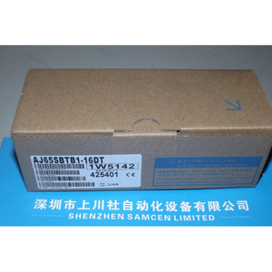 Module PLC Mitsubishi Aj65sbtb1-16dt, 16 entrées/sorties, interface CC-Link, tension de fonctionnement 24V, origine Japon - Product Image 1