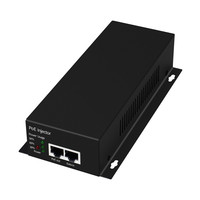 Nouveaux produits boîtier métallique haute puissance 95W IEEE802.3bt Gigabit PoE injecteur 48V accessoires de vidéosurveillance