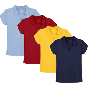 <span class=keywords><strong>Polo</strong></span> Sportiva Personalizzata a Maniche Corte per Ragazze, Alta Qualità, Casual, Traspirante, Stili Multicolore - Product Image 1