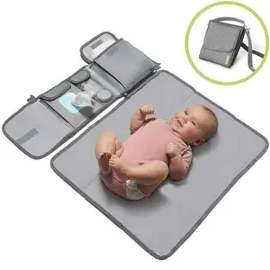 Multifunctional Folding Diaper Pad Outdoor Play Portable Belt Urine Pad Waterproof Environmental Protection Baby Wet Proof Pad