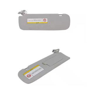 Ttelsa xe điện dù để che nắng Visor với được xây dựng trong mỹ phẩm gương và an toàn khóa cơ chế mái headliner 1490405-01-a mô hình 3 Y - Product Image 1