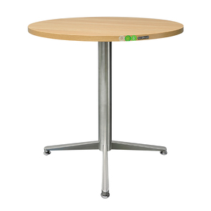 โต๊ะประชุมทรงกลมไม้สไตล์นอร์ดิกทันสมัย ขายส่งจากโรงงาน เหมาะสำหรับร้านกาแฟ - Product Image 5