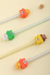 Suministros <span class=keywords><strong>escolares</strong></span> de escritura para niños y estudiantes, bonitos bolígrafos de gel <span class=keywords><strong>Kawaii</strong></span> de dibujos animados, material de papelería de plástico - Product Image 2