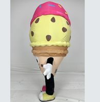 Efun Meilleure vente Costume gonflable pour marcher Hamburger Mascotte pour Burger Shop Publicité Promotion