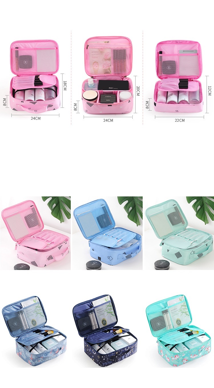 Outdoor Multifunction Travel Cosmetic Bag Women Toiletries Organizer Waterproof