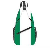 Sac bandoulière unisexe de haute qualité au design personnalisé du drapeau de la Martinique, sac de poitrine de voyage extérieur, promotion