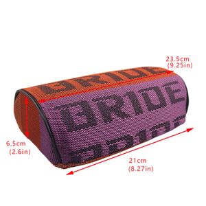 เบาะรองศีรษะสไตล์ JDM สำหรับรถยนต์ ผ้าลินินแบบนักแข่ง นุ่มสบาย รองรับต้นคอ - Product Image 2