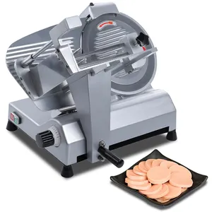 Mesin pengiris daging beku kualitas Premium mesin pemotong daging industri alat pengiris daging Hotel restoran dapur baja tahan karat