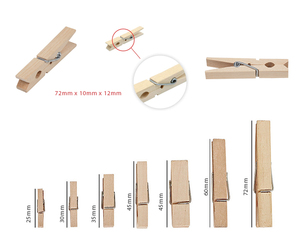 Venta caliente Clip <span class=keywords><strong>de</strong></span> <span class=keywords><strong>madera</strong></span> natural Color <span class=keywords><strong>Ropa</strong></span> Pin Mini <span class=keywords><strong>pinzas</strong></span> <span class=keywords><strong>de</strong></span> <span class=keywords><strong>madera</strong></span> - Product Image 3