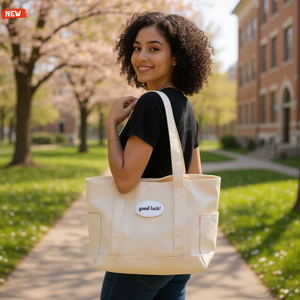<span class=keywords><strong>Bolsa</strong></span> de Lona Resistente para Iglesia, Tamaño Viaje, Diseño Bordado con Correa Gruesa, <span class=keywords><strong>Bolsa</strong></span> de Compras Estampada para Mujer con Diseño de Grecia - Product Image 5