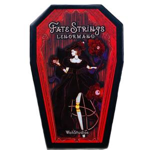 <span class=keywords><strong>Jeu</strong></span> de cartes en carton en forme de cercueil Muppet en Norman/Lenoman en Renoman avec illustration de style mystérieux - Product Image 5