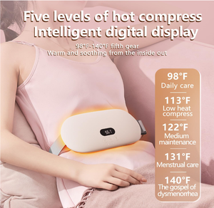 Portable Smart Warm Palace Belt Menstrual Cramps <strong>Massager</strong> and <strong>Heating</strong> <strong>Pad</strong> for Pain Relief Targeted for Waist Use - Product Image 3