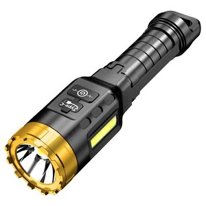ไฟฉายสตรีทไวส์แบบชาร์จไฟได้ LED ชนิด C ชาร์จเร็ว ไฟส่องสว่างกลางแจ้ง - Product Image 3