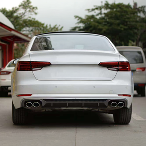 Difusor Trasero Negro Brillante con Salidas de Escape para Audi <span class=keywords><strong>A4</strong></span> B9 2017-2019 Facelift, Estilo RS4 de Alta Calidad, Línea S/NON-S - Product Image 6