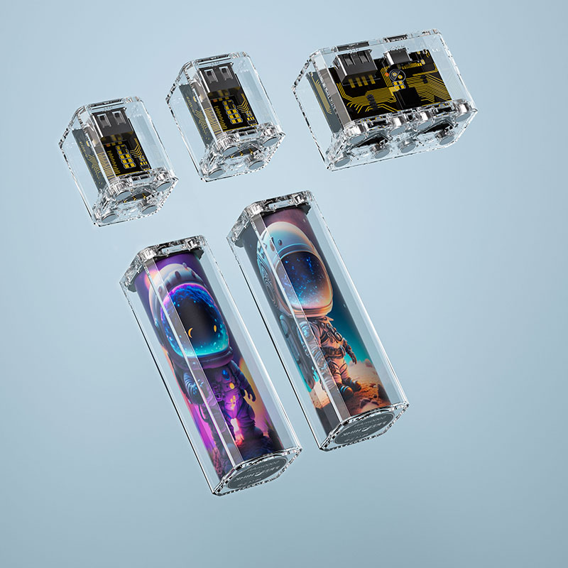 ชุดคู่อัพเกรดแบตเตอรี่สองก้อนสามหัว "10000 mAh)