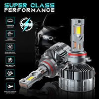 Nuevo Producto Transfronterizo V33, Faros LED de Alta Potencia de 150W, Alto Brillo, Alcance Largo, con Decodificación de Inserción Directa