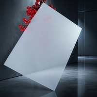 Film de diffusion de lumière en polycarbonate, 80% de transmission lumineuse, plaque diffuseur PC pour unité de rétroéclairage et usine de panneaux LED