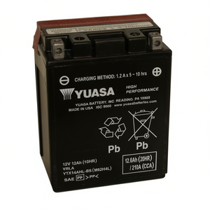 Batería de Motocicleta Yuasa YTX14AHL-BS 12V 12Ah VRLA de Alto Rendimiento - Product Image 3