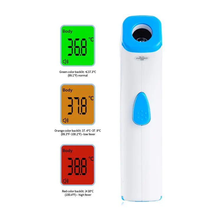 High quality home hospital use Human Body Infrared scanner guns fever Forehead Non Contact Thermometer