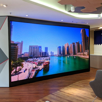 Écran LED d'intérieur P1.86, affichage vidéo intelligent à écran partagé, densité de pixels 688x344 pour la publicité, les scènes et les salles de conférence