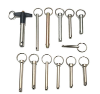 Goupilles à ressort en acier inoxydable avec anneau de traction pour quincaillerie marine et bateaux F