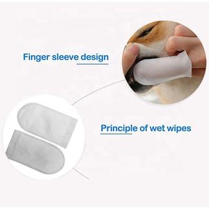 Pet Spazzolino Da Denti e Orale <span class=keywords><strong>Dental</strong></span> Care Salviette Rimuove La Placca e Pet Zampa Cleaner Panni - Product Image 2