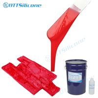 Caoutchouc de silicone moule 30A pour la fabrication de moules à béton caoutchouc de silicone RTV-2 liquide