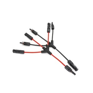 PV005-3T1 1500V DC PV connecteur solaire femelle 4 broches DC <span class=keywords><strong>3</strong></span> à 1 Y branche solaire fil électrique connecteur de câble - Product Image 3