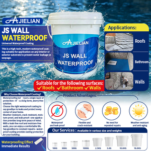 AJIELIAN <span class=keywords><strong>Prix</strong></span> de gros – Revêtement imperméable à base de ciment pour murs extérieurs, carrelages et surfaces extérieures – Réparation durable des fuites - Product Image 1