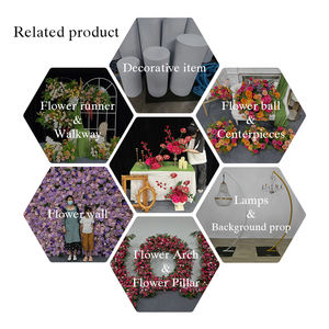 プロミスレッドローズミニチュアフローラルボール再販利益フォーカストレンドウェディングテーブルセンターピース卸売りキット付き - Product Image 5