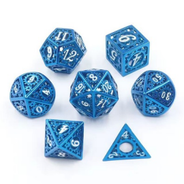 Meilleur prix d'usine ensemble de dés creux <span class=keywords><strong>en</strong></span> argent donjons <span class=keywords><strong>et</strong></span> dragons dés Rpg polyédriques pour jeux de société - Product Image 3