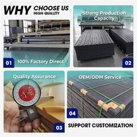 Tapis de route de protection au sol temporaire en plastique HDPE résistant durable