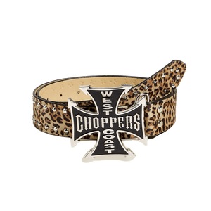 Cinturón <span class=keywords><strong>de</strong></span> <span class=keywords><strong>Cuero</strong></span> con Tachuelas Estilo Punk Rock para <span class=keywords><strong>Mujer</strong></span>, Marca JULUN, con Hebilla Grande en Forma <span class=keywords><strong>de</strong></span> Cruz, Estilo Chopper <span class=keywords><strong>de</strong></span> la Costa Oeste, para un Look Atrevido y Urbano - Product Image 4