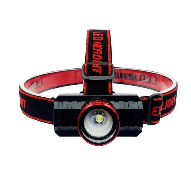 Best Selling Promotional Price High Quality Usb Rechargeable Waterproof Zoom Led Head Lamp for Hiking Fishing
