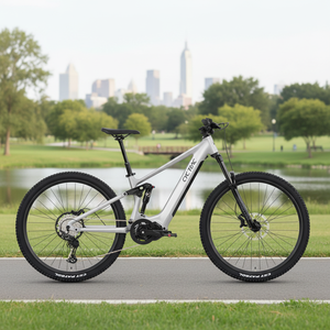 Bicicleta de Montaña Deportiva con Suspensión Delantera TWITTER 29 (27.5) Pulgadas, Cuadro de Aluminio EM6 (3.ª Generación), Motor Central de 500 W, 12 Velocidades, E-MTB Eléctrica - Product Image 2