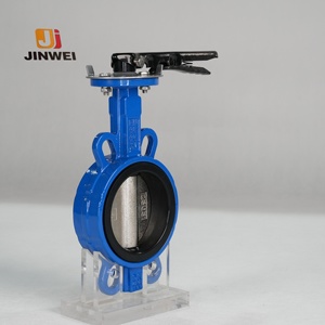 OEM hiệu suất cao dễ uốn sắt PTFE Hướng dẫn sử dụng <span class=keywords><strong>Wafer</strong></span> bướm van đôi Lập Dị wcb thép không gỉ cho nước phương tiện truyền thông - Product Image 3